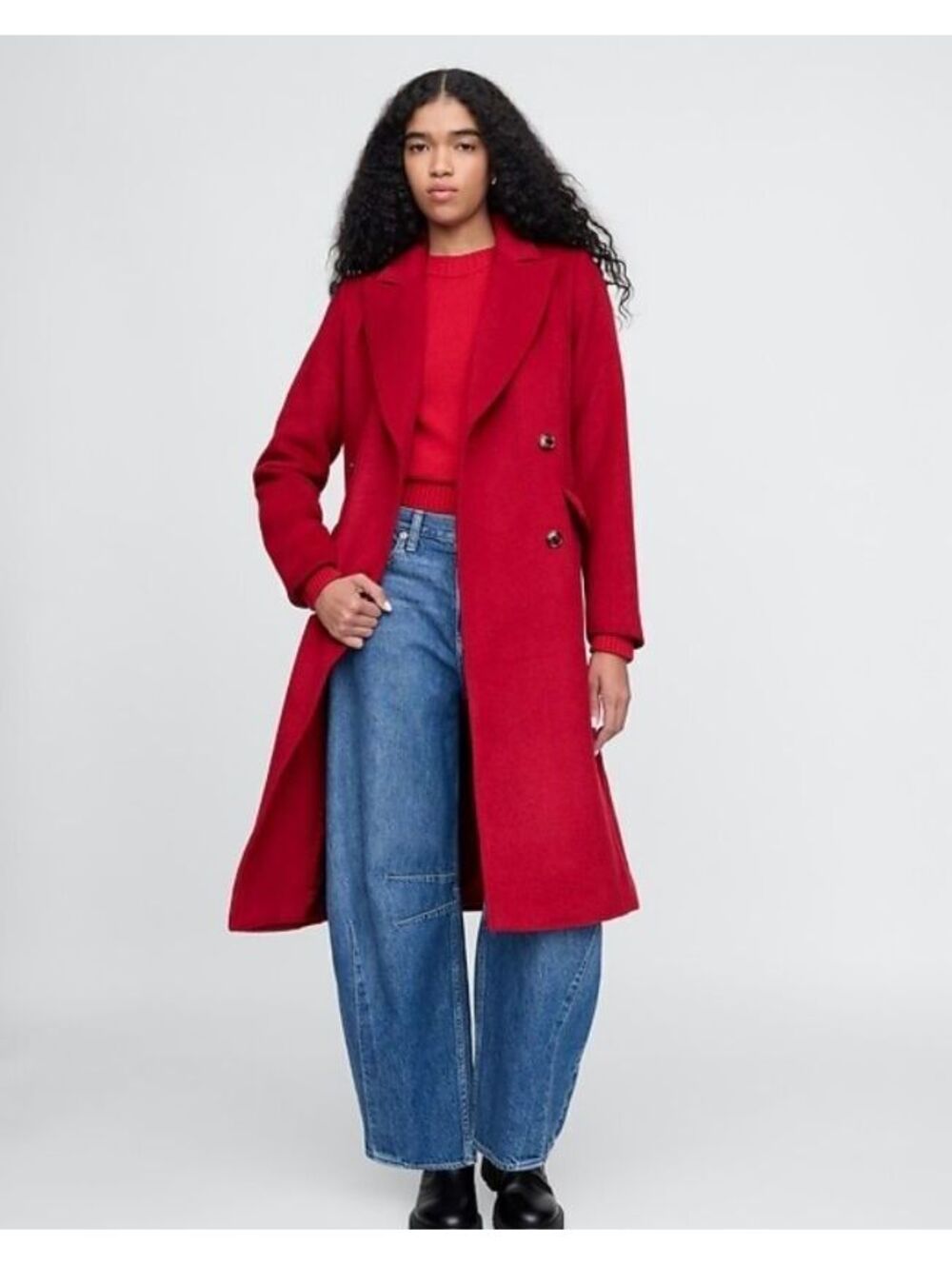NWT Gap Chesterfield Coat Sled Red XL